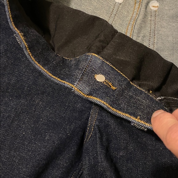 SPANX Dark Blue Straight Jeans - Picture 3 of 12